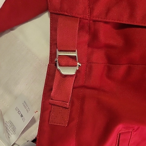 Liz Claiborne Lizsport Woman's Red Waist Adjustable Crop Pants, Size: 12 - Picture 8 of 9